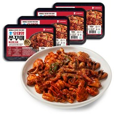 [4팩] 양념쭈꾸미 500g 오대양씨푸드 맛있게 매운맛, 4개
