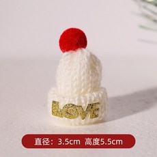 迷你聖誕帽圍巾手指套裝 毛線針織 寶寶聖誕派對裝扮