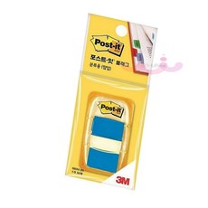 에버템즈 3M 포스트잇 플래그 분류용 팝업 블루 노트정리 필름 인덱스탭