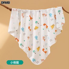 DFMEI 新生嬰兒包單初生純棉a類抱被產房用品寶寶襁褓巾包裹巾薄款抱單, 小萌龍