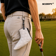 스콜피 골프 자석 퍼터키퍼 퍼터커버홀더 scorpy golf, 블랙, 1개