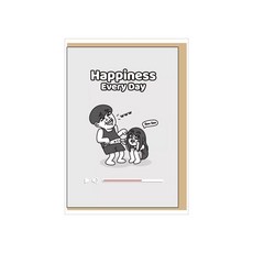 青青文具 CGC-389 霸軒與小美-萬用卡片-霸軒與小美系列/好好逛文具小舖, 1個, B Happiness