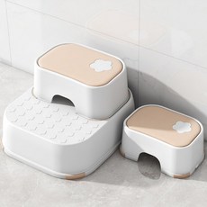 아기 욕실계단 화장실 발받침대 세면대발판, 1단/핑크