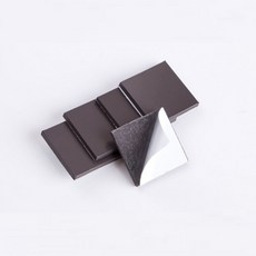 사각형 자체 접착 20/25/30/35mm 고무 부드러운 시트 가정용 냉장고 사무실 DIY, 03 20pcs, 03 20mmx20mmx1mm