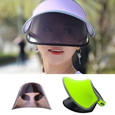 썬캡 7종 특수필름 모자 이중 투명캡 hay+80887CZ