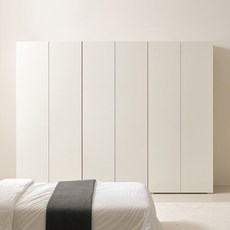 [케이컴퍼니본사] LPM 이음 푸시2400장롱세트DDD(옷장+이불장+옷장), 화이트