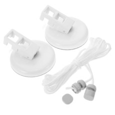 OUNONA 접이식 흡착 컵 빨랫줄 드릴 필요 없는 설치 컴팩트 휴대용 실내 실외 걸이 코드 여행 캠핑 샤워 건조용 11.9cm(4.7인치) 디자인 사이즈 245560, OUNONA 접이식 흡착 컵 빨랫줄 드릴 필요 없는 설