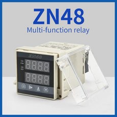 ZN48 시리즈 디지털 타임 48X48X 380V 타이머 다기능 회전 릴레이 12 카운터, AC 24V