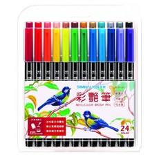 雄獅 SIMBALION 彩艷筆 24色組 BP35/24 - 辦公王現貨, 1個, BP35/24 24色組