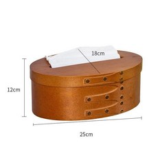 원목 수납함 직사각형 미니 소품함 우드박스 소품 정리함, 중형 티슈 박스