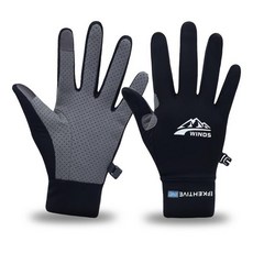 스쿠버 장갑 프리다이빙 스노클링 스피어피싱 카약 패들링, 블랙 전체손가락