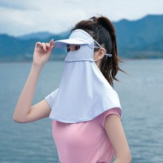 防曬防寒面罩女防紫外線夏季冰絲薄款臉基尼面罩護遮陽臉罩防護