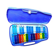 명창 실버스타 공명 실로폰25K(보라색)무지개 칼라 음판 [실.채포함], 1개, 보라색, 25판