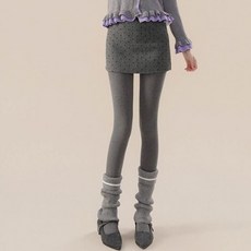 豎條紋加厚加絨保暖內搭褲 提臀收腹不掉襠連褲襪