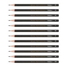 신한 드로잉 연필 4H 제도용 미술 스케치 연필 12개입 필기 학습용 미술용품