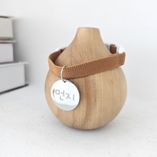 바이굄 강아지 인식표 애견 이름표 반려견 써지컬 스틸 쫀득 목걸이 펜던트, 1개, 블루