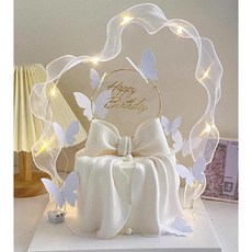 소품 기념일 웨딩 케이크 모형 생일 케익 센스있는 선물 가짜, 직경 약 15cm의 6인치(장난감 인서트는 직접 조립해, 10820, 1개