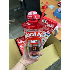 TOMICA 多美 造型車車印章水杯 限量收藏款生日禮物 聖誕禮物 交換禮物, 1個, OMICA 多美 造型車車印章水杯