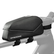 OFFBONDAGE 탑 튜브 자전거 프레임 백 마그네틱 스위치 방수 바이크 패킹 자전거 보관 가방 자갈 로드 바이크용 블랙 195213