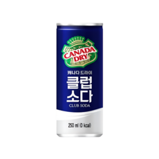 캐나다드라이 클럽소다 캔 250ml 12개세트, 12개