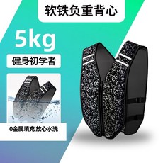 중량 조끼 조절형 웨이트 쪼끼 베스트 모래주머니, 5kg 조끼 (초보자용)