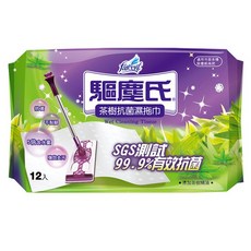 花仙子驅塵氏間諜家家酒防蟎除塵紙抗菌濕拖巾廚房油污巾(台灣賣家隔日到貨), 1個, 茶樹-濕拖巾