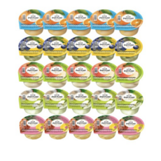 쁘띠첼 과일젤리 5가지맛 간식셋트 210g 큰컵 푸딩 밀감5+복숭아5+포도5+애플그린5+파인애플5, 25개