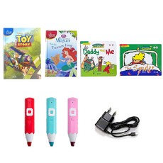 세이펜 레인보우 32G+영어동화책4권+충전기, 블루