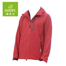 RATOPS 男 SOftshell 防水透氣夾克 防風保暖外套