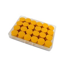 초강력 칼라원형자석홀더 소21mm 노랑 48개입 사무실 색상 게시대