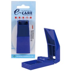 e-CARE 醫康切藥器 四合一, 1個, 藍色