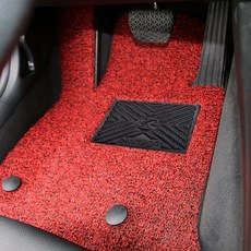 마르테가 현대 팰리세이드LX2(2019~) 7인승/8인승/VIP (캘리그라피 포함) 코일매트 운전석 프리미엄 확장형, 레드, 64 팰리세이드LX2 7인 운전석_엣지 O