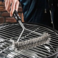 그릴 청소 브러쉬 석쇠 화로 쇠솔 찌든때 스텐 브러시 pil*26278pF