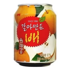과즙음료 갈아만든배 X 12캔수 주스 어린이 간식 사무실 휴게실 접대용 매장 피씨방, 238ml