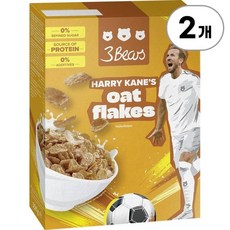 쓰리베어즈 해리 케인 오트 플레이크 3Bears Harry Kane's Oat Flakes 350g, 2개