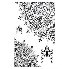 A40-0325 型染版(Stencil) 蝶古巴特diy 簍空模板 塗鴉模版 繪畫模版, 1個