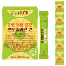 에버뉴트리 고역가 파인애플 효소 브로멜라인 소화효소, 90g, 6개