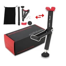 오토바이정비리프트 작업대 수동 작키 유니버설 오토바이 휠 스탠드 휴대용 핸들형 싱글 사이드 패독 앞/뒤 거치대접이식 타이어 수리 도구 리프트, China Mainland, Red A