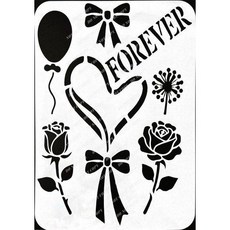 A40-0617 蝶古巴特 DIY 簍空模板 塗鴉模版 繪畫模版, 1個