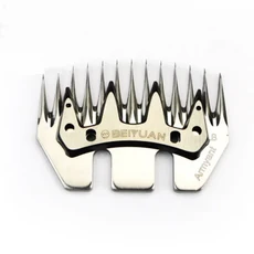 양털깍이 13T 양털 염소 전단 클리퍼 양모 가위 스트레이트 톱날 전기, [01] as the picture, [01] wool scissors, 1개