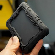 웨스턴 디지털 wd 요소용 fatbear 충격 범퍼 듀티 실리콘 휴대용 프레임 보호 케이스(1tb 요소) 헤비 드라이브 외장 2tb 견고한 방지 고무 케이스 / 하드