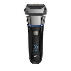 조아스 충전식 방수 휴대용 전기면도기 건습식 전동, 블랙+실버, JS-5810