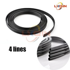 LXQIN UV 잉크 튜브 예비 부품 프린터 시스템용 4 열 공급 호스 파이프 10m/로트 라인, 1개