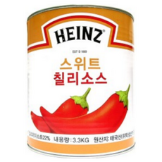 스위트 칠리 소스 하인즈, 3.3kg, 1개