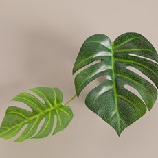 열매잎커튼집게 15cm 조화 인테리어, 몬스테라, 1개