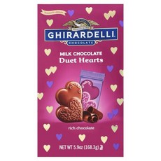 GHIRARDELLI 鷹牌 牛奶巧克力二重心, 1個, 168.3克
