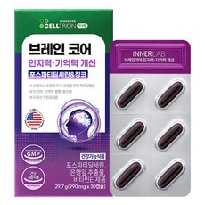 셀트리온 이너랩 브레인 코어 포스파티딜세린&징코 29.7g, 1개, 30정