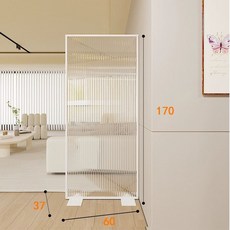 유리파티션 사무실 가림막 불투명 인테리어 칸막이 가벽 카페 공간분리 원룸, 직각 170cm 60cm 화이트, 직각 170cm 60cm 화이트