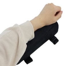 유즈Shop 팔걸이 의자 쿠션 컴퓨터의자팔쿠션, 그레이