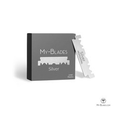 GOODFORIT 德國MY-BLADES Silver銀鋒武士單面安全刀片(100入/盒), 1個, 100